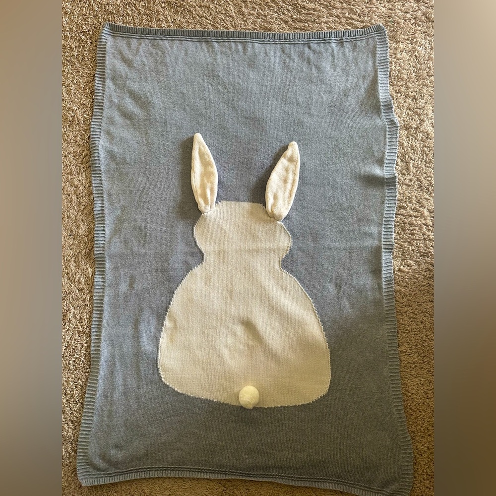 Bunny baby blanket